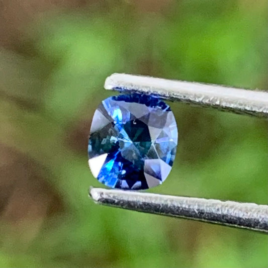 Blue Sapphire Rectangular Cushion 0.34 Ct Heated Only Natural Loose Gemstone For Jewelry Making