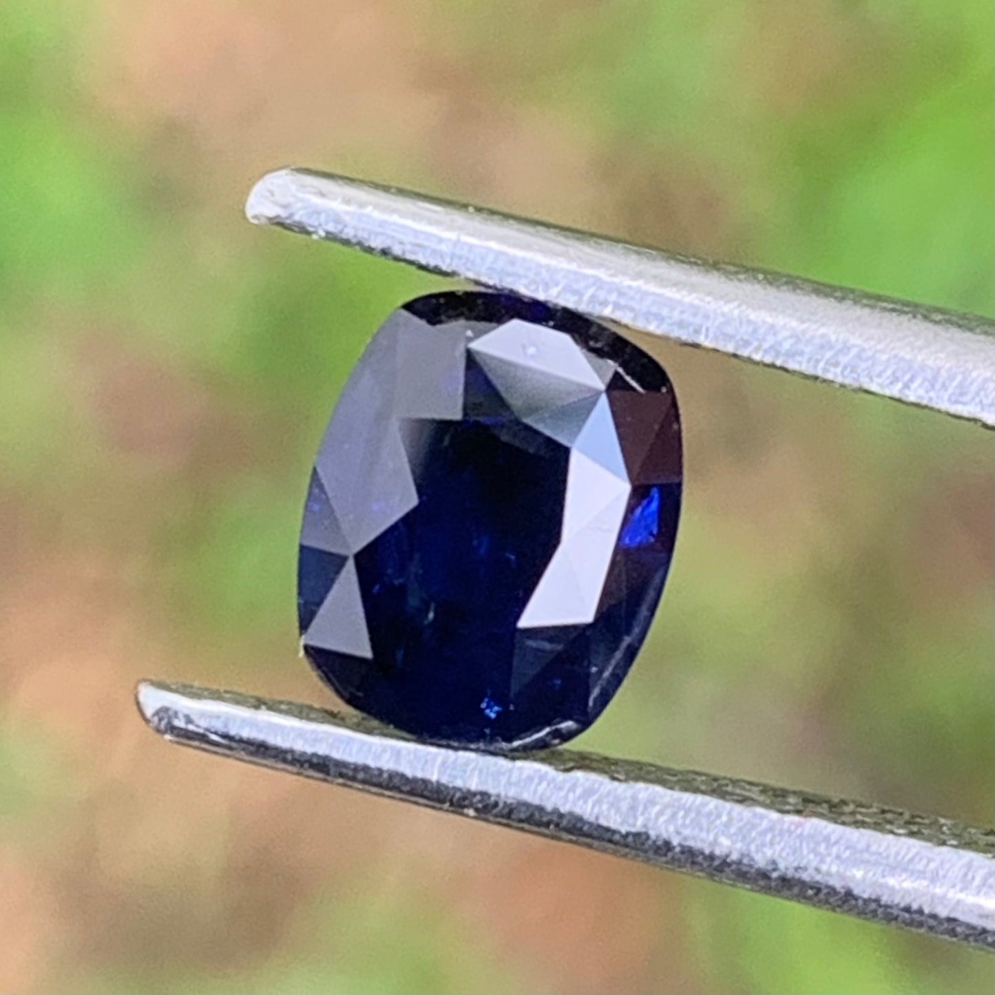 Natural Sapphire Deep Blue Loose Stone 0.95 Ct Rectangular Cushion Included Cheap Gemstone for Jewelry Making