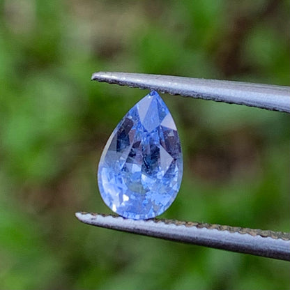 Blue Sapphire Pear 0.84 Ct Natural Loose Gemstone For Jewelry Making