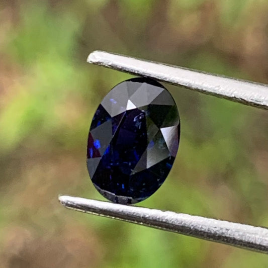Deep Blue Sapphire Oval 1.10 Ct Heated Only Natural Loose Gemstone For Jewelry Making