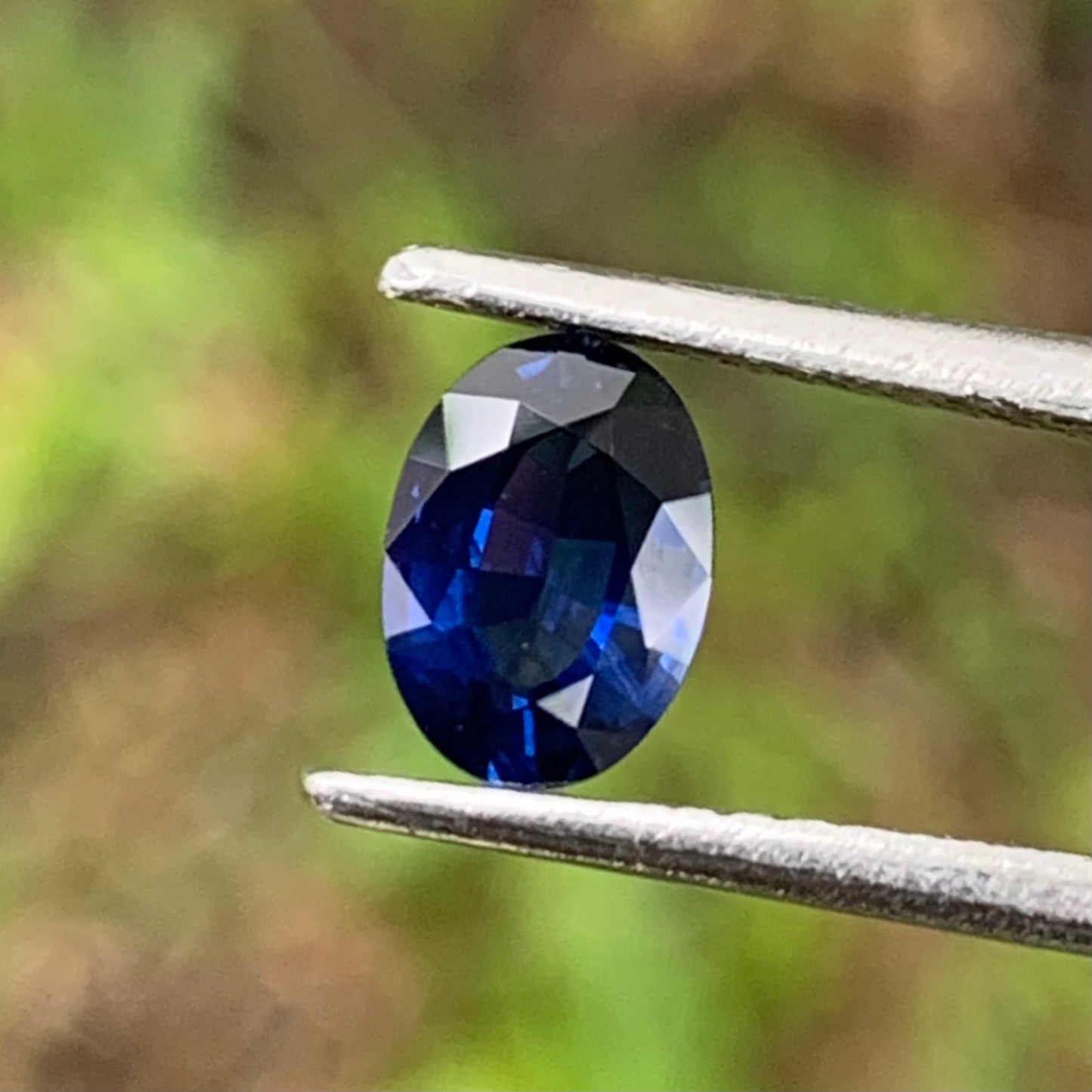 Deep Blue Sapphire Oval 0.70 Ct Heated Only Natural Loose Gemstone For Jewelry Making