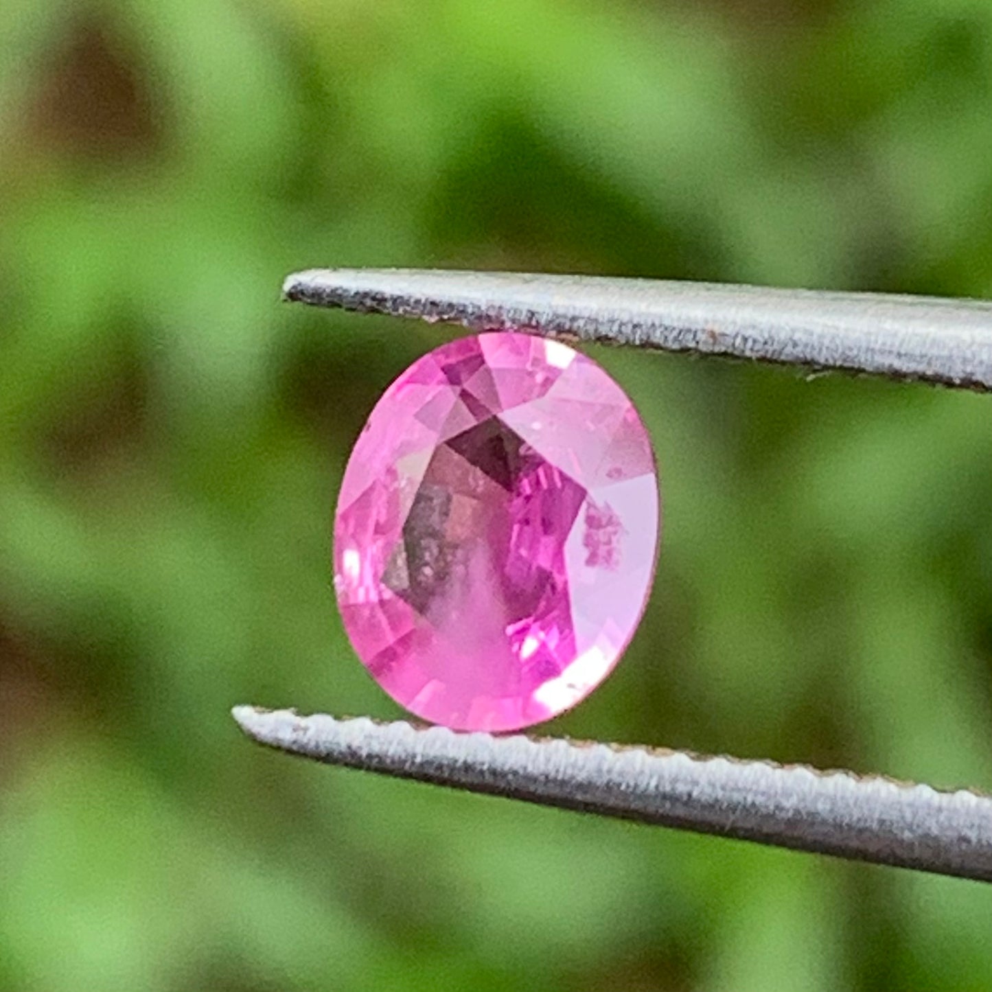 Pink Sapphire Oval 0.59 Ct Natural Loose Gemstone For Jewelry Making