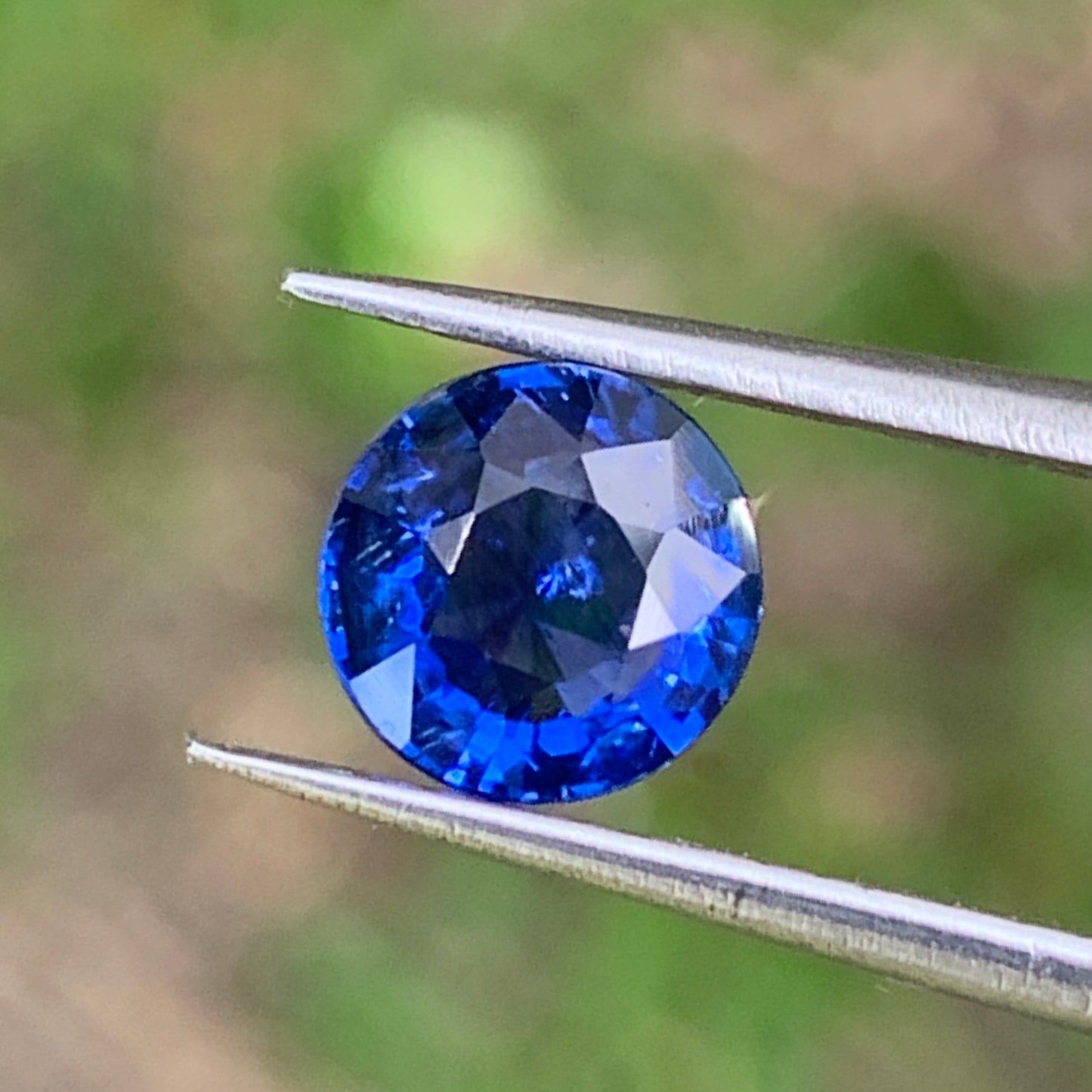 Blue Sapphire 6.5 mm Round 1.13 Ct Natural Loose Gemstone For Jewelry Making