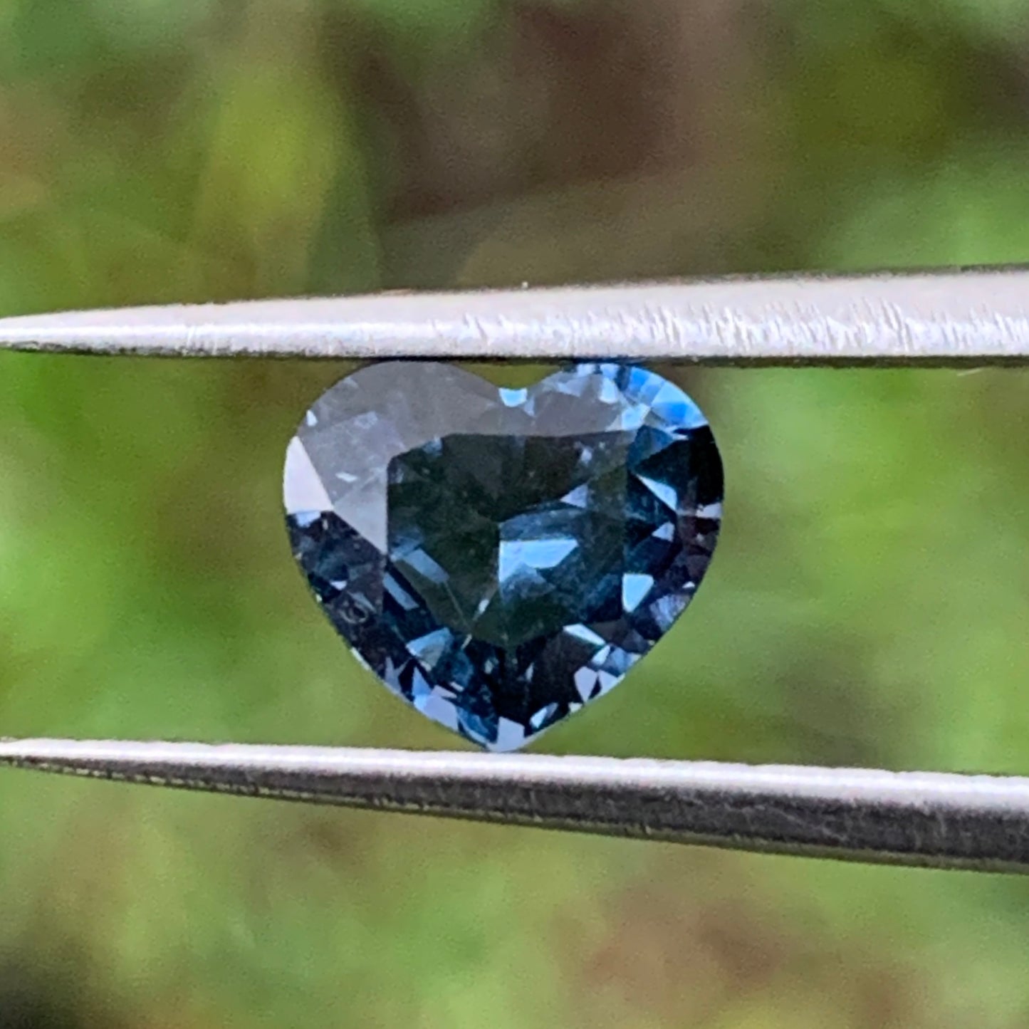 Teal Blue Spinel Heart 1 Ct Natural Loose Gemstone