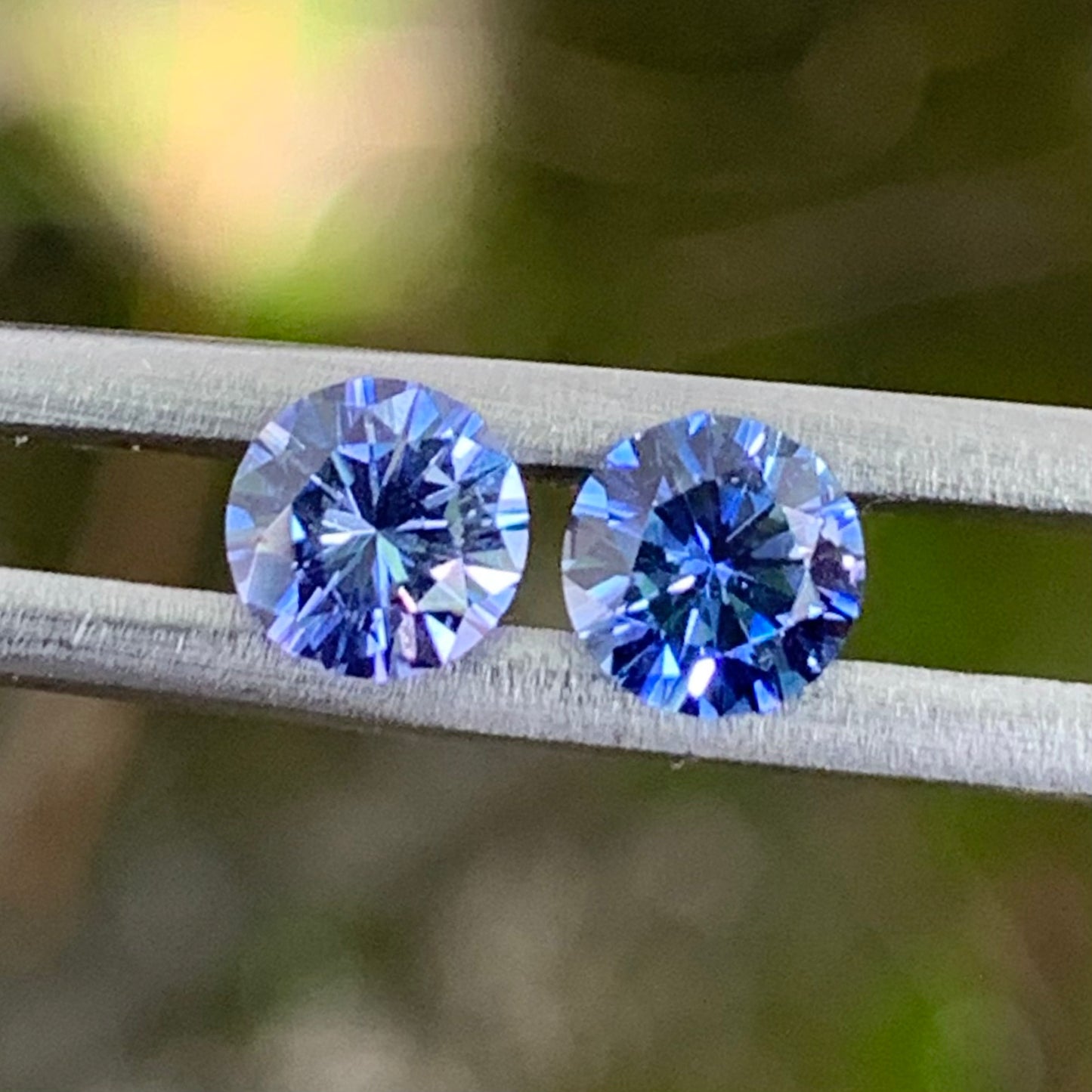 Blue Sapphire Round Pair 4.5 mm / 0.80 Ct Heated Only Natural Loose Gemstones for Earrings