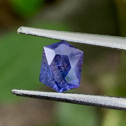 Purplish Blue Sapphire 0.80 Ct  Natural Heated Only Cheap Loose Gemstone from Sri Lanka