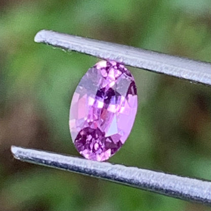 Purple Sapphire Oval Heated Only 0.5 Ct Loose Gemstone For Jewelry Making