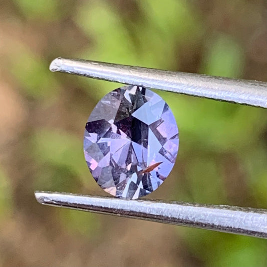 Bi Color Sapphire Purple - Brown Oval Cut 0.75 Ct Natural Heated Only Loose Gemstone from Sri Lanka