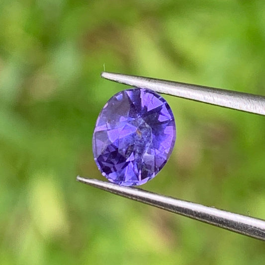 Purple Sapphire Oval 0.97 Ct Heated Only Natural Loose Gemstone For Jewelry Making