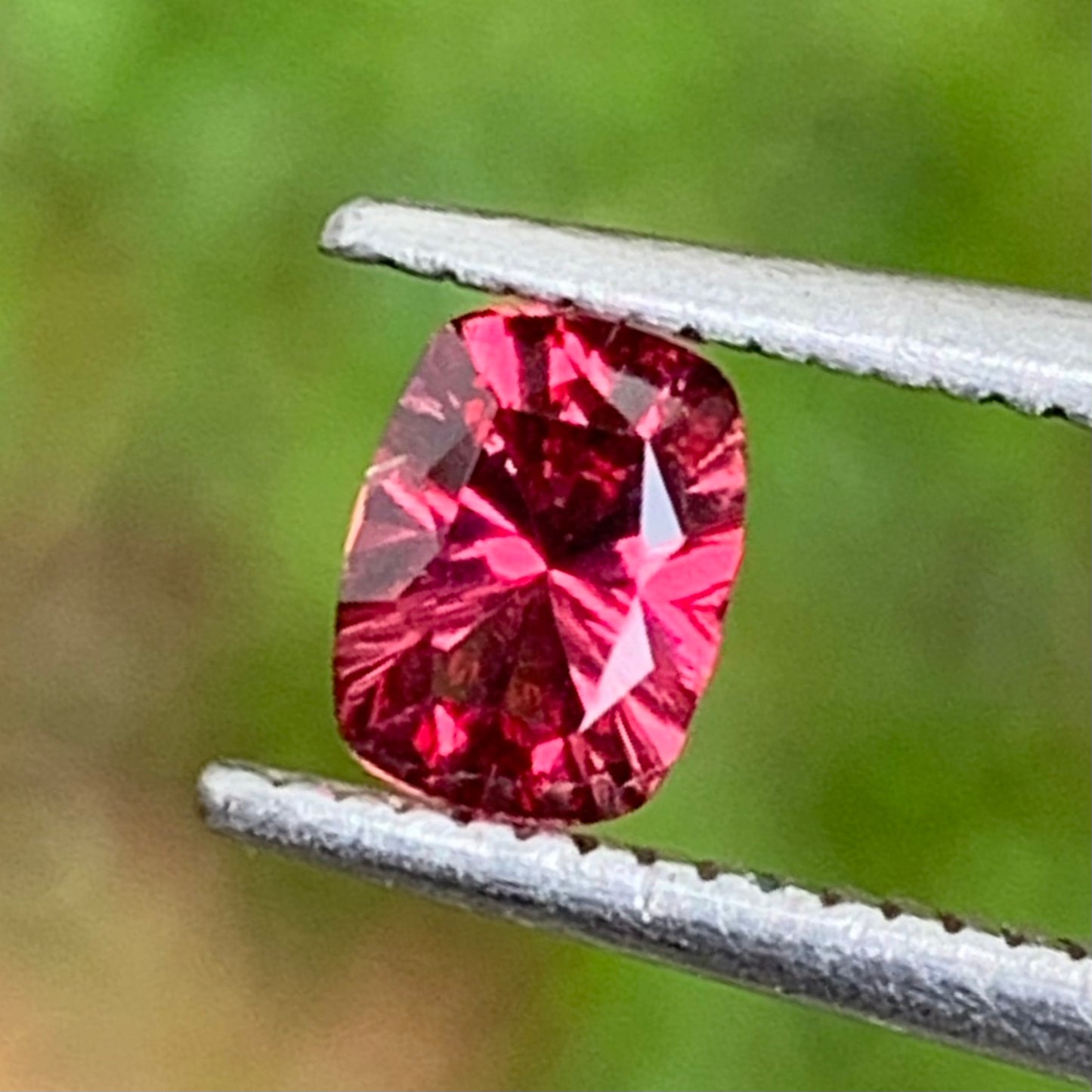 Red Garnet Concave Cut 0.55 Ct  Natural Unheated Loose Gemstone from Sri Lanka