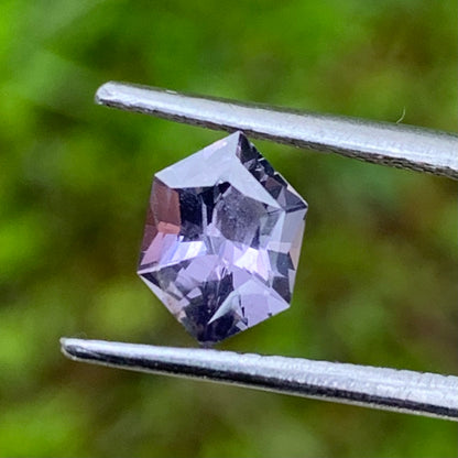 Natural Spinel Grayish Purple Elongated Hexagon 0.95 Ct Ethically Sourced Loose Gemstone For Jewelry Making