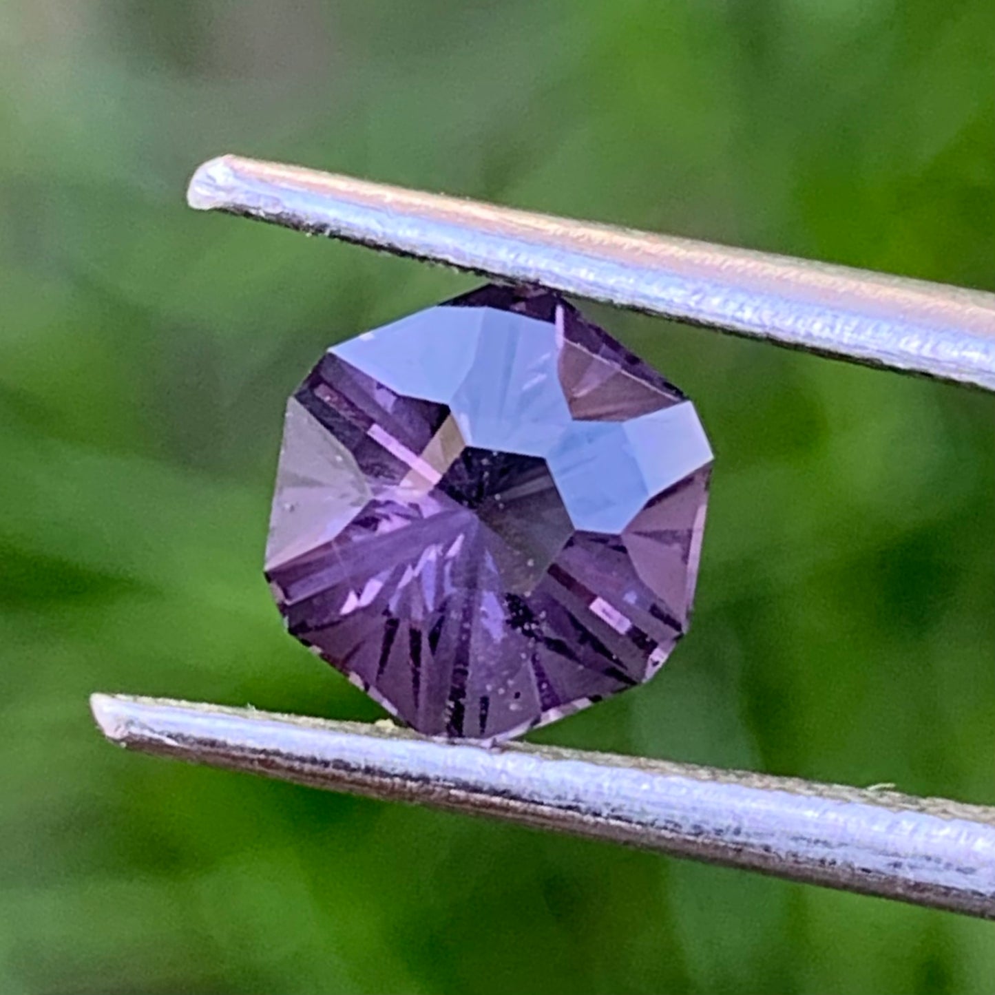 Purple Spinel Creative Cut Hexagon 1 Ct Natural Loose Gemstone from Sri Lanka