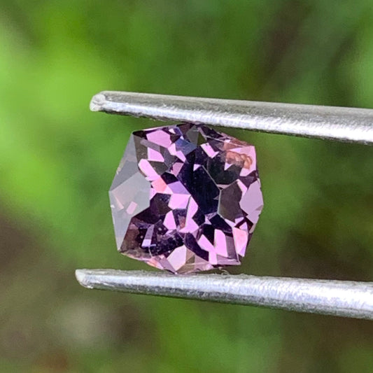 Purple Spinel Octagonal Flower 1.30 Ct Creative Cut Loose Gemstone