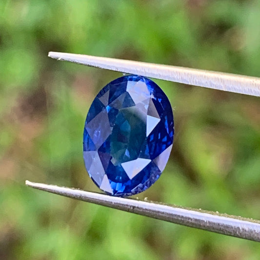 Blue Sapphire Oval Heated Only 3.05 Ct Natural Loose Gemstone for Jewelry Making