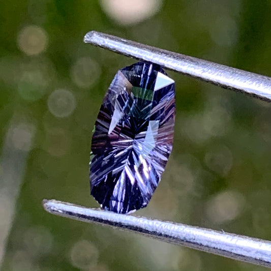 Purple Spinel Concave Cut Modified Oval 1.40 Ct Natural Loose Gemstone For Center Stone From Sri Lanka