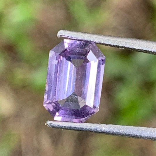 Lavender Spinel Emerald Cut Octagon 2.04 Ct Natural Loose Gemstone for Jewelry Making