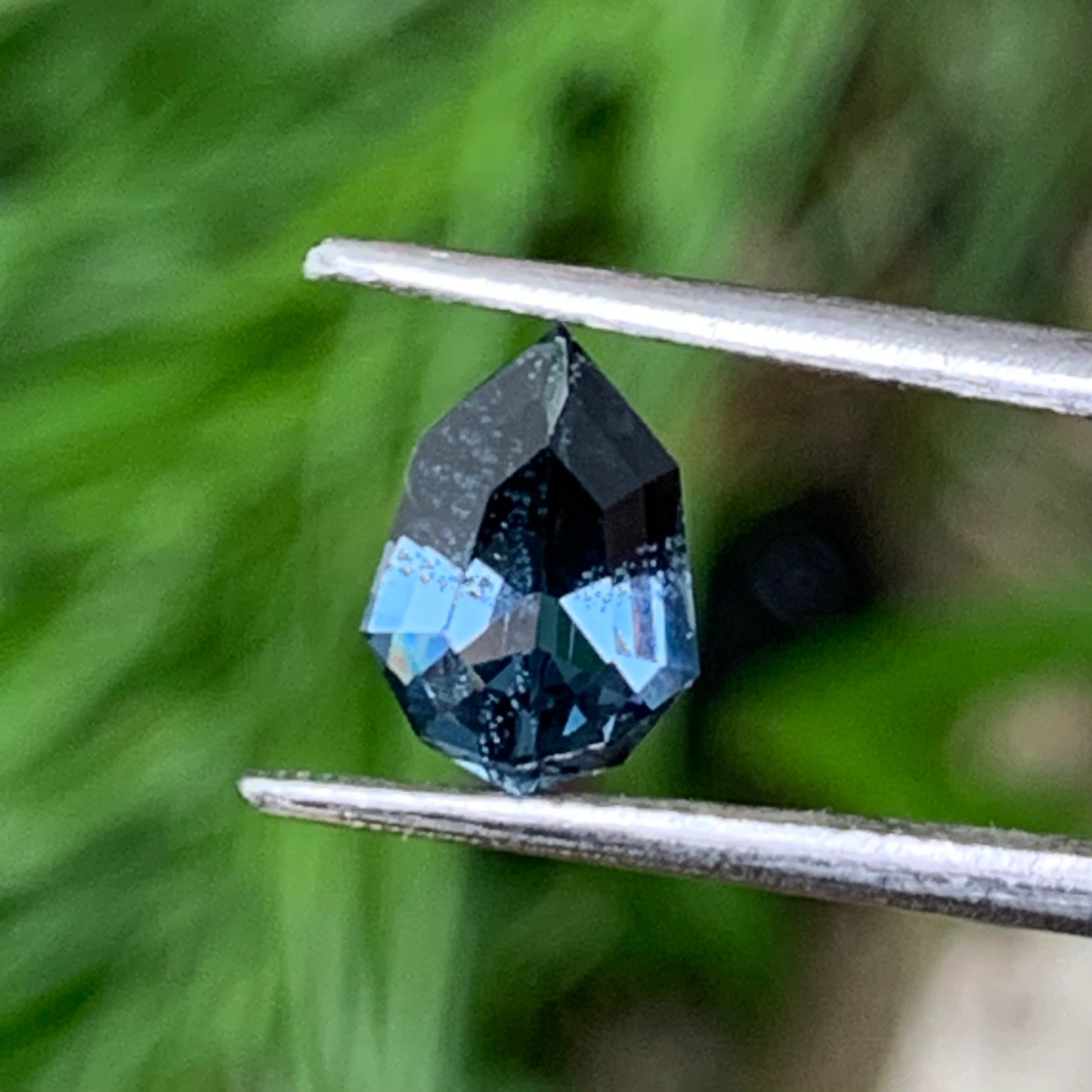 Teal Blue Spinel Shield 1.4 Ct Natural Loose Gemstone for Jewelry Making