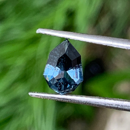 Teal Blue Spinel Shield 1.4 Ct Natural Loose Gemstone for Jewelry Making