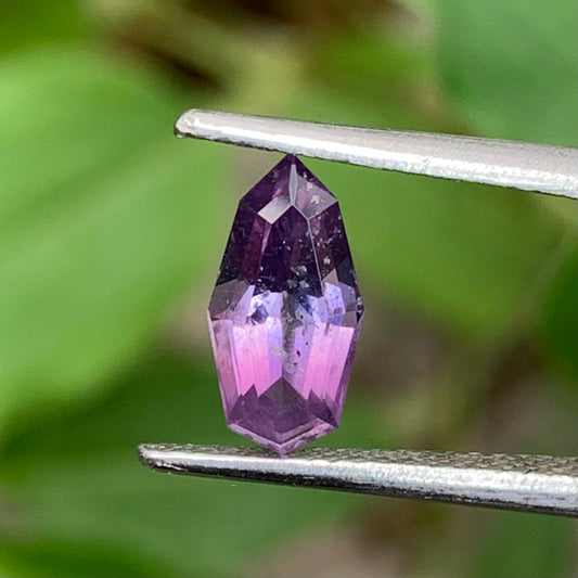 Purple Spinel Fancy Geometric Shape Modified Shield 1.15 Ct Natural Loose Gemstone from Sri Lanka