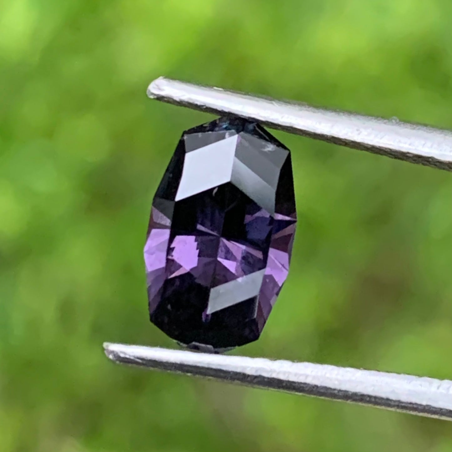 Deep Purple Spinel 1.15 Ct Natural Creatively Cut Loose Gemstone for Jewelry Making