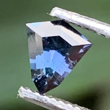 Teal Blue Geometric Shape Spinel Shield 0.45 Ct Natural Loose Gemstone From Sri Lanka