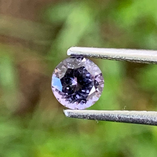 Lavender Spinel Flower Cut Round 4.75 mm / 0.56 Ct Natural Loose Gemstone from Sri Lanka