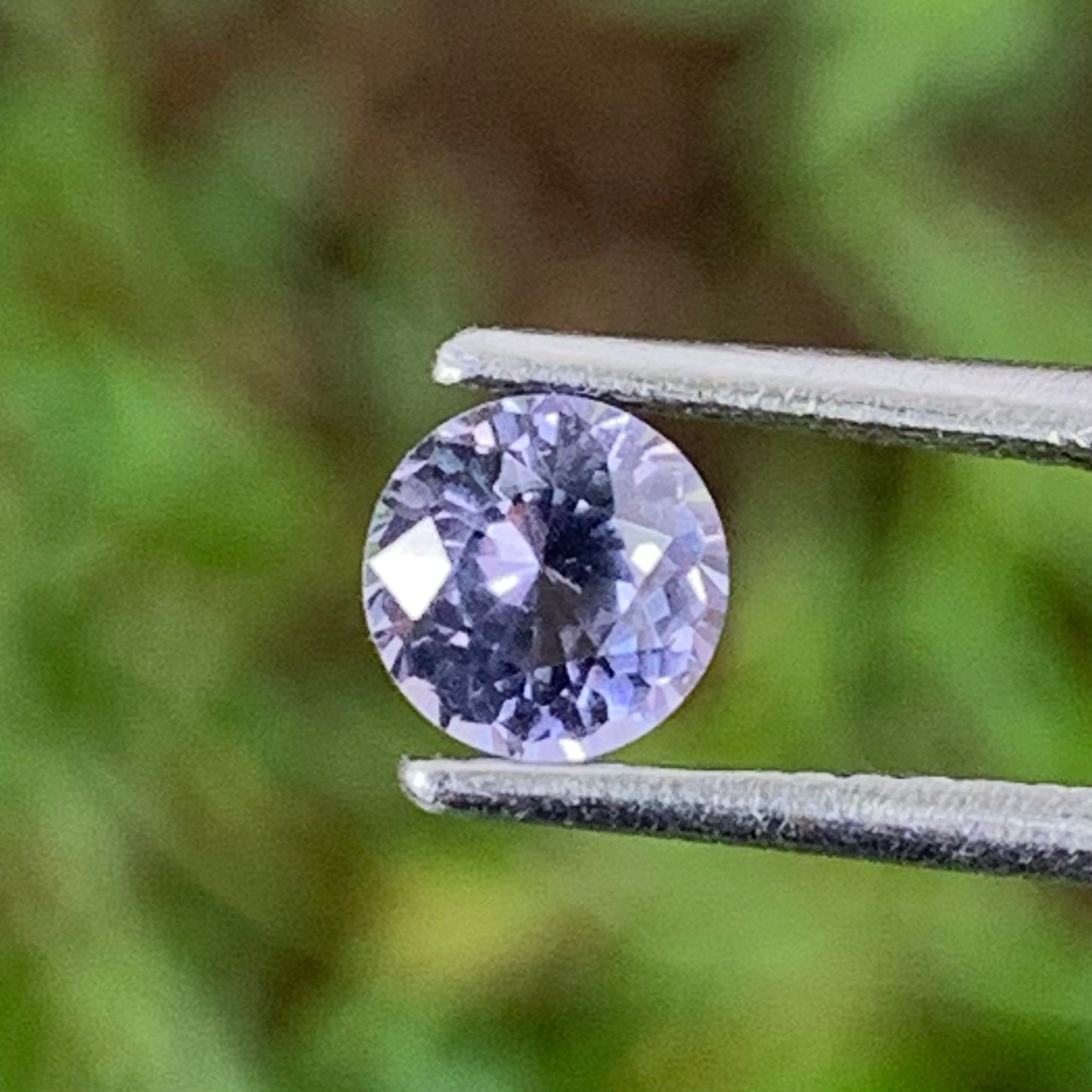 Purple Spinel Flower Cut Round 5 mm / 0.56 Ct Natural Loose Gemstone from Sri Lanka