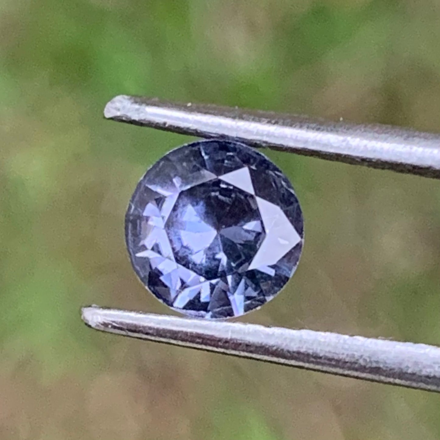 Purplish Gray Spinel 5.7 mm Round 0.5 Ct Ceylon Natural Loose Gemstone