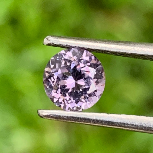Purple Spinel 5.3 mm Round Fancy Flower Cut 0.65 Ct Loose Gem Stone from Sri Lanka