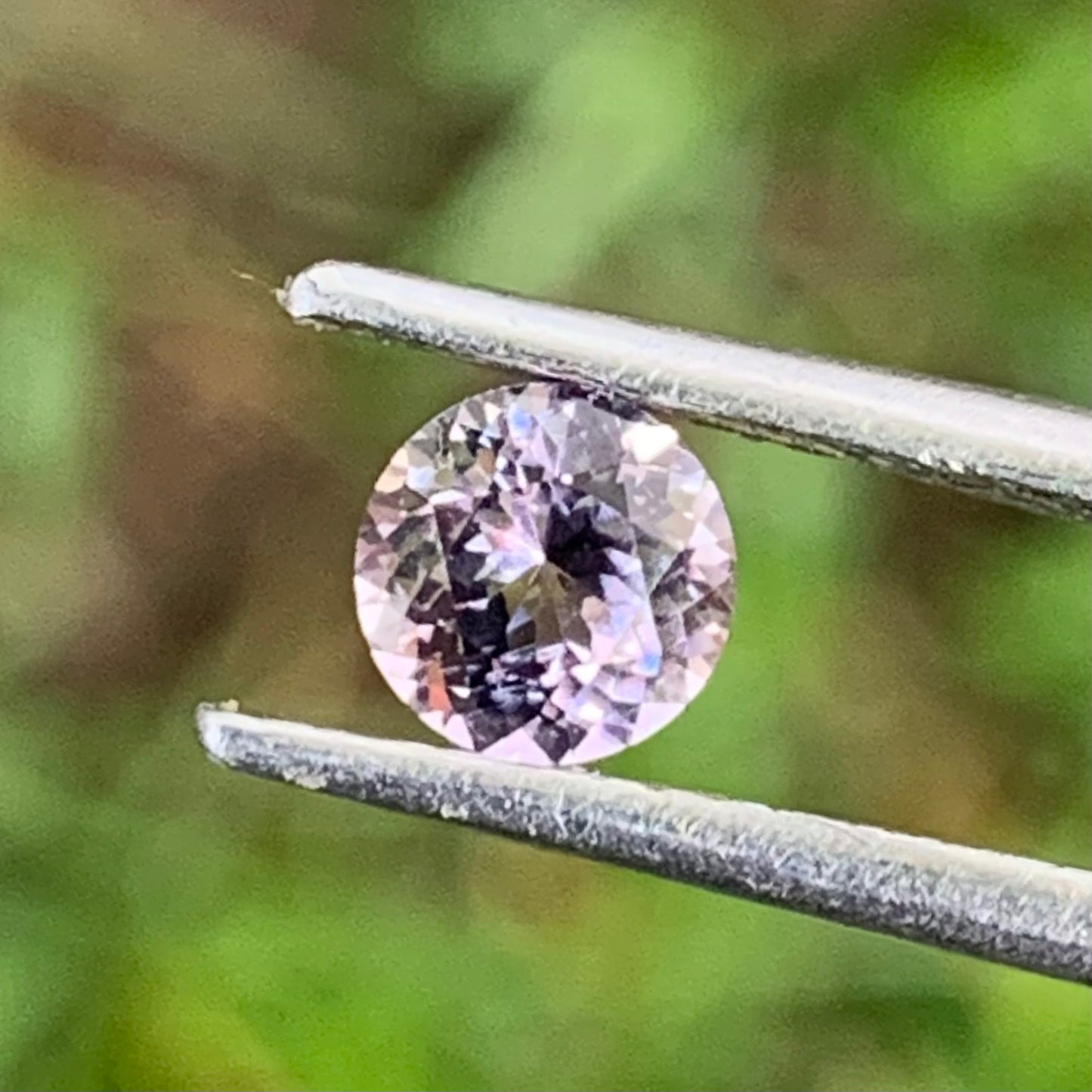 Light Purple Spinel Flower Cut Round 4.9 mm / 0.55 Ct Natural Loose Gemstone from Sri Lanka