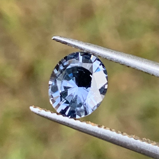 Grayish Blue Spinel Oval 0.85 Ct Natural Loose Gemstone