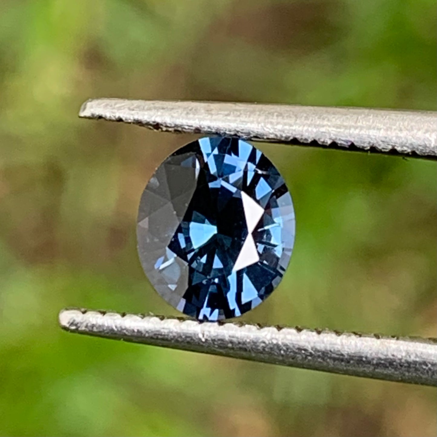 Deep Teal Blue Spinel Oval 0.8 Ct Natural Loose Gemstone For Jewelry Making