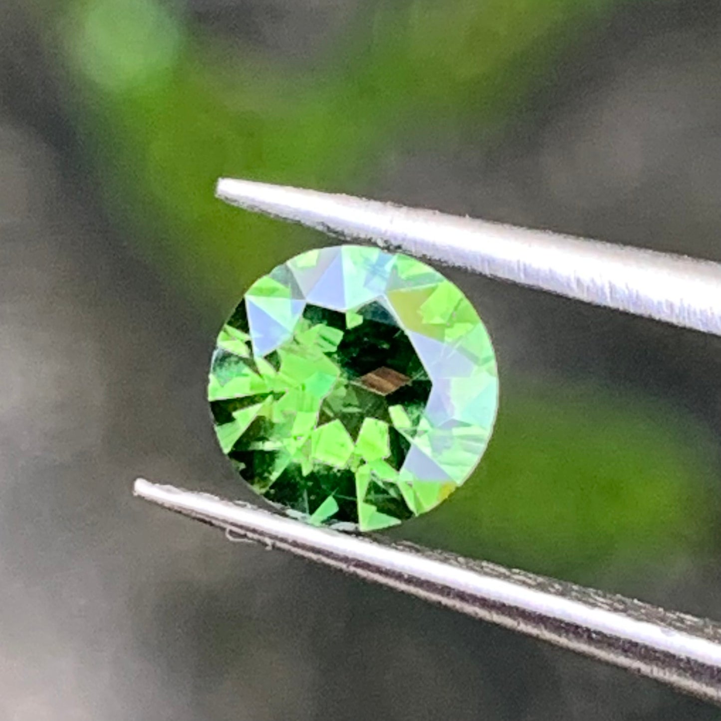 Green Zircon 5.2 mm Round 0.53 Ct Natural Loose Gemstone