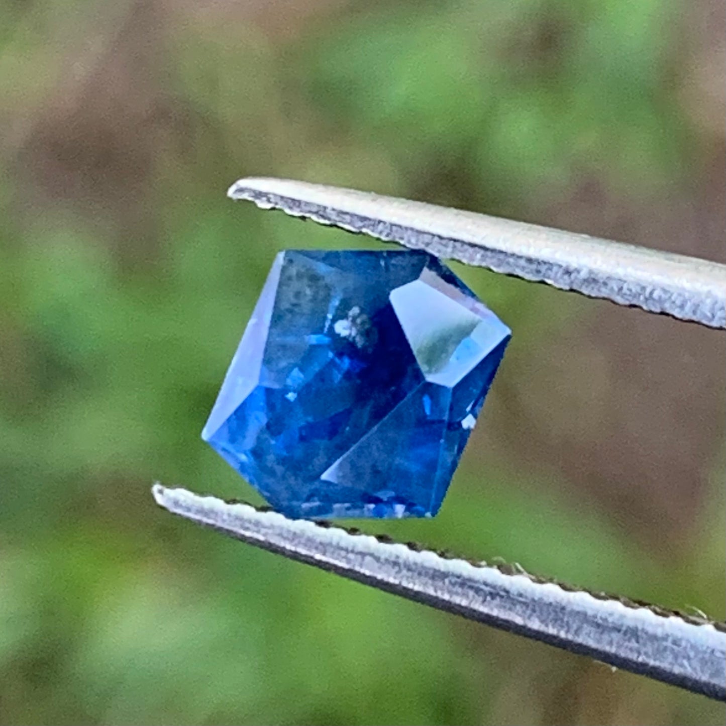 Blue Sapphire Modified Hexagon Heated Only 0.83 Ct Natural Loose Gemstone