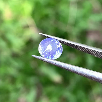 Purple Sapphire 6 mm Round 1.29 Ct Heated Only Natural Loose Gemstone For Jewelry Making