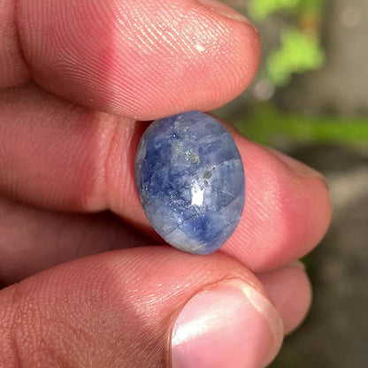 Blue Sapphire Oval Cabochon 11.18 Ct Natural Loose Gemstone 💎✨