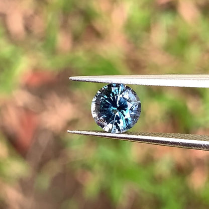 Teal Blue Spinel 6.1 mm Round 1.26 Ct Loose Gemstone For Contemporary Jewelry 💎✨