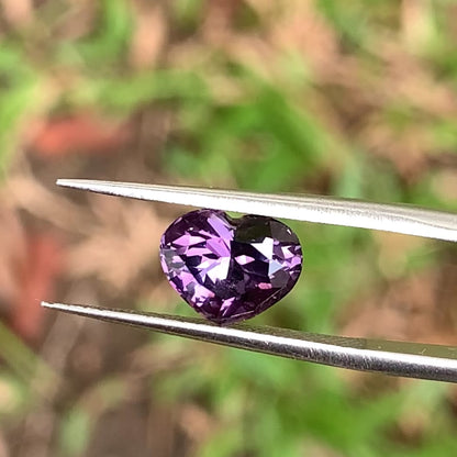 Purple Spinel Heart 2.18 Ct Loose Gemstone For Contemporary Jewelry 💎✨