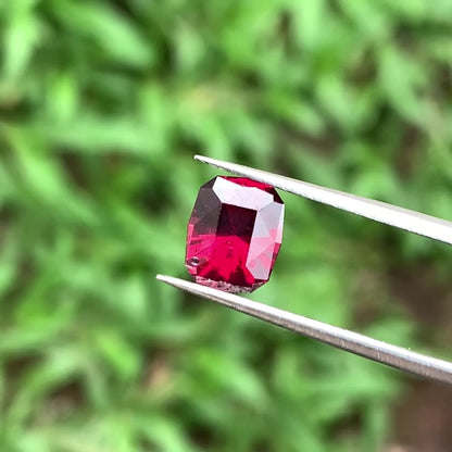 Red Garnet Modified Octagon 1.97 Ct Natural Loose Gemstone For Jewelry Making 💎✨