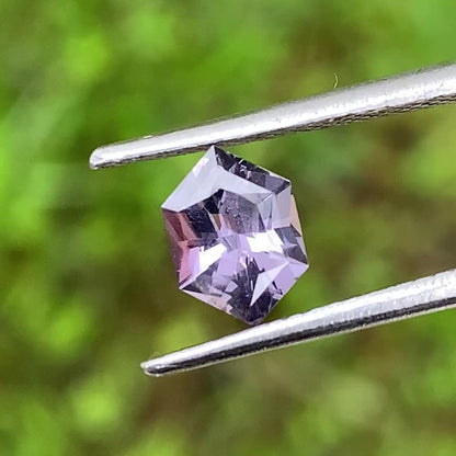 Natural Spinel Grayish Purple Elongated Hexagon 0.95 Ct Ethically Sourced Loose Gemstone For Jewelry Making