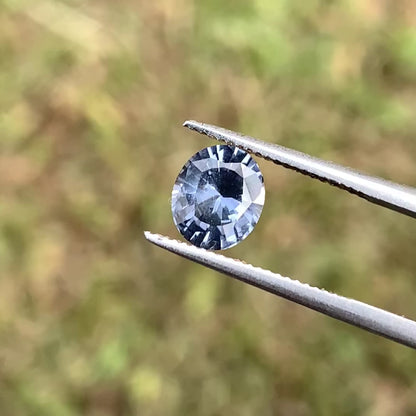 Grayish Blue Spinel Oval 0.85 Ct Natural Loose Gemstone For Jewelry Making 💎✨