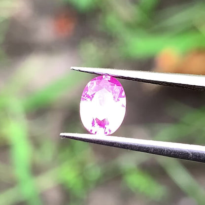 Pink Sapphire Oval 0.80 Ct Natural Loose Gemstone For Jewelry Making 💎✨