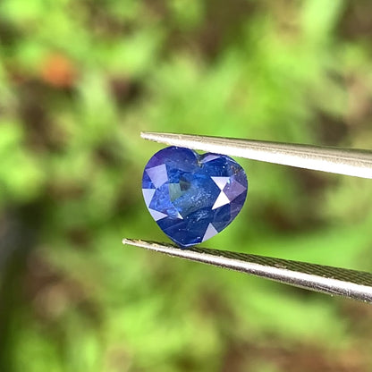 Blue Sapphire Heart 1.11 Ct Natural Loose Gemstone For Jewelry Making 💎✨
