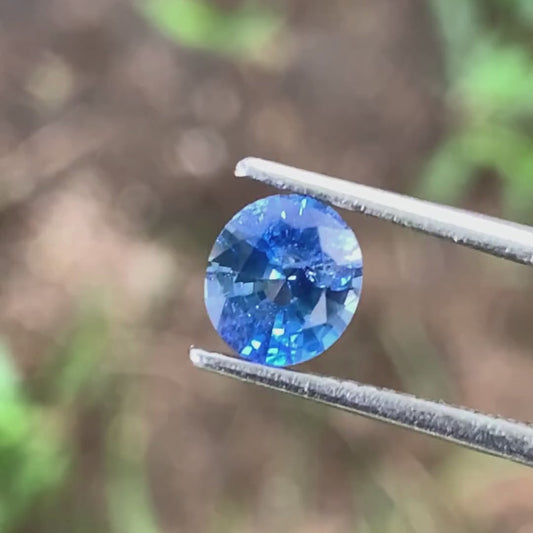 ✨ Blue Sapphire Roundish Oval 1.11 Ct Heated Only Natural Loose Gemstone For Jewelry Making 💎