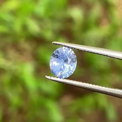 Blue Sapphire Oval 0.72 Ct Natural Loose Gemstone For Jewelry Making