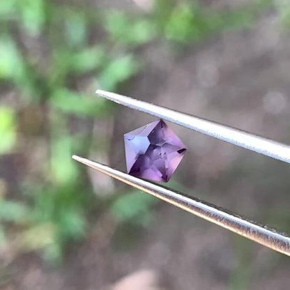 Purple Spinel Star Cut Pentagon 0.58 Ct Natural Loose Gemstone For Jewelry Making 💎✨