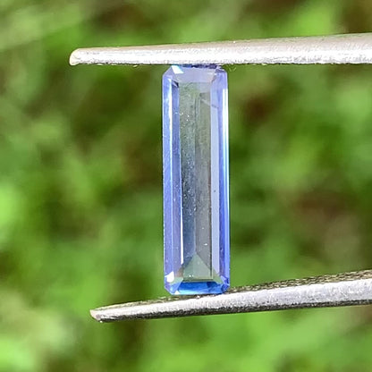 Blue Sapphire Emarald Cut 0.85 Ct Natural Heated Only Loose Gemstone from Sri Lanka