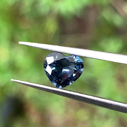 Teal Blue Spinel Heart Cut 1 Ct Natural Loose Gemstone For Jewelry Making 💎✨
