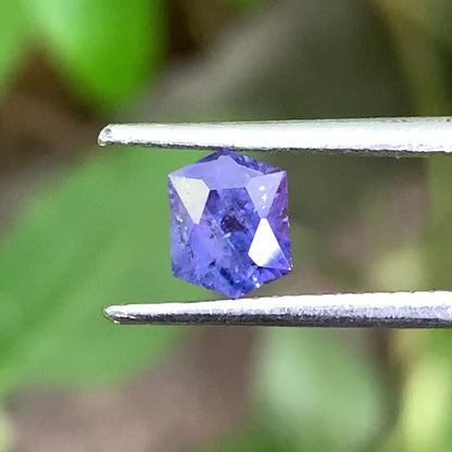 Purplish Blue Sapphire 0.80 Ct  Natural Heated Only Cheap Loose Gemstone from Sri Lanka