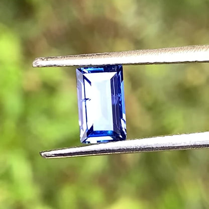 Blue Sapphire Baguette 0.93 Ct Heated Only Natural Loose Gemstone